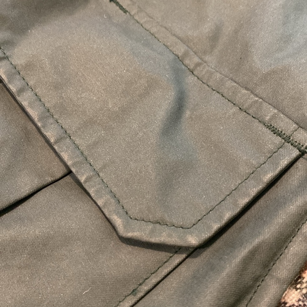 Vintage Forest Green Woolrich Nylon/Wool Men’s Vest Size Large - Picture 7 of 8